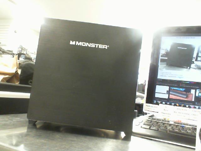 Black monster sound bar and sub