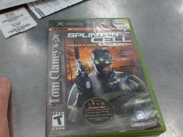 Splinter cell pandora tomorow cib