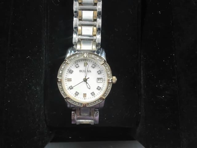 Bulova watch diamonds and pearl