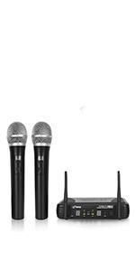 Wireless microphone console+2micro inclu