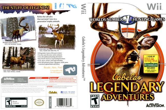 Cabela's legendary adventures