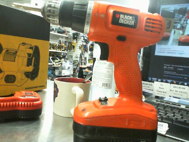 Black and decker drill battery and charg