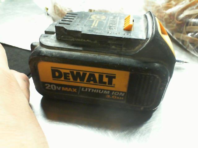 Dewalt 20v max lithium ion 3.0ah