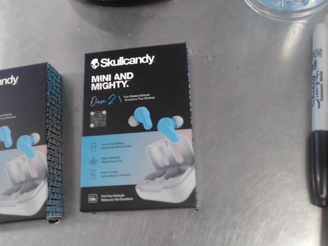 Ecouteurs sans fil blue skullcandy dime2