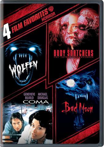 4 films d'horreurs wolfen/coma/badmoon/.