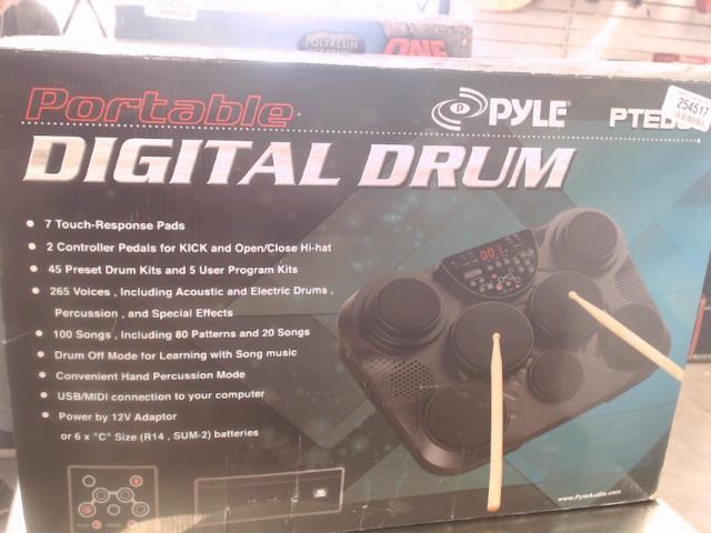 Digital drum in box