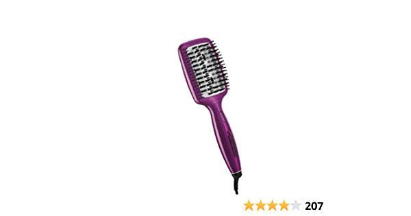 Ionic straightening brush