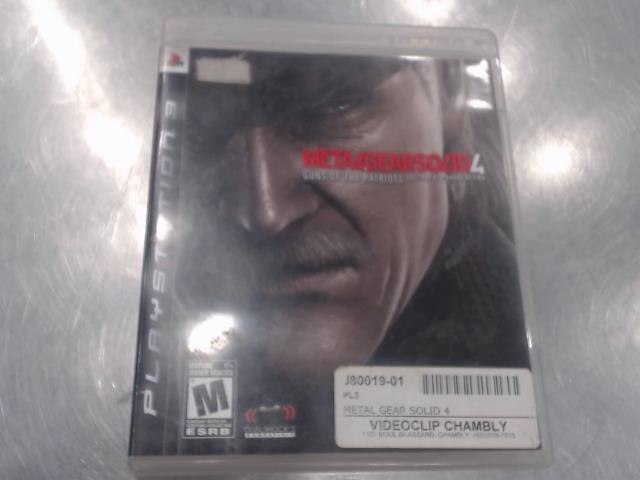 Metal gear solid 4