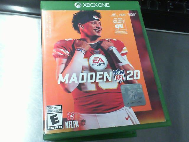 Madden 20 sur xbox one