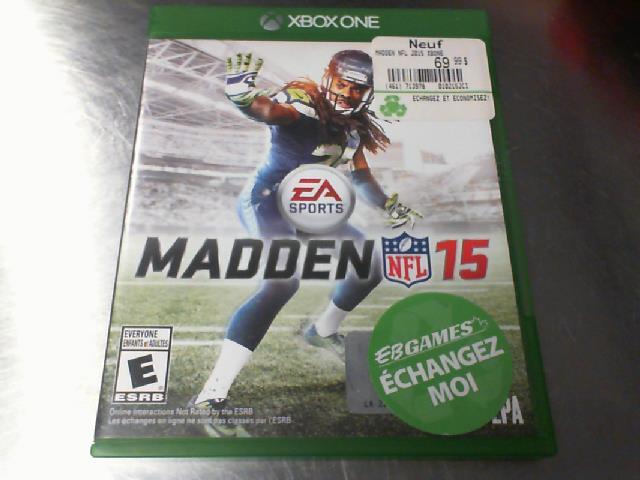 Madden 15 sur xbox 360