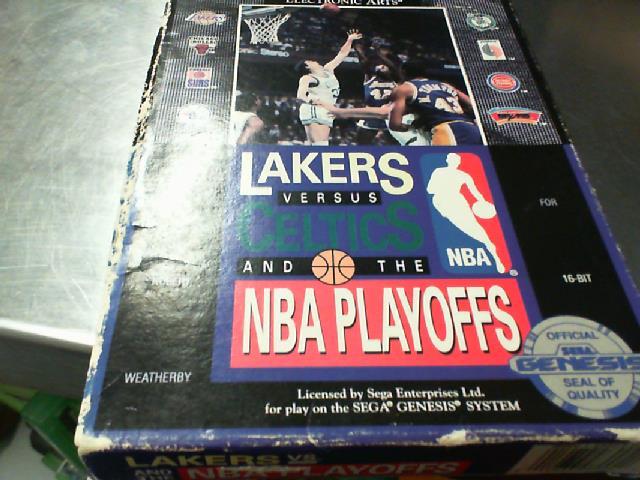 Lakers versus the celtics sega genesis