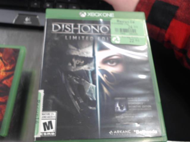 Dishonored 2 limited edition sur xbox on