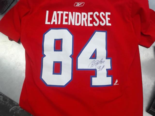 Tshirt signed guillaume latendresse