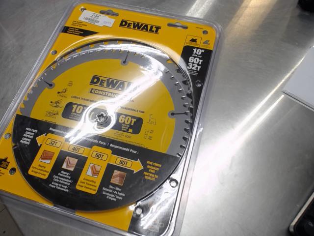 Dewalt lame 10 pouces