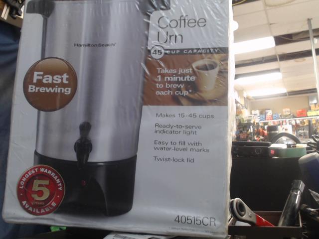 Cafetiere 15to45cup neuf ds bo