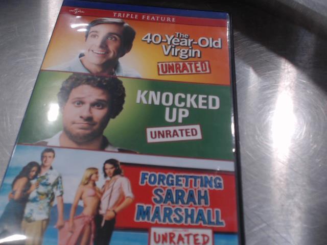 3 films 40 year - knocked up -forgetting