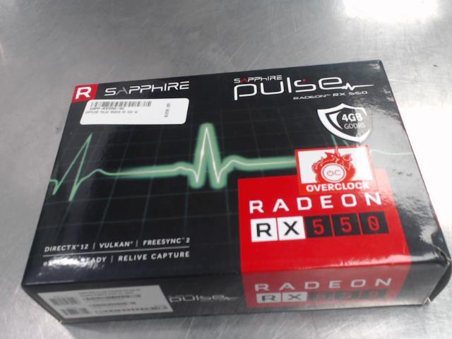 Radeon sapphire pulse rx 550 4gb