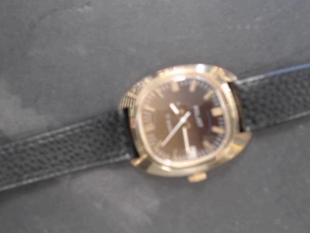 Montre automatique gold   black strap