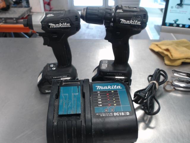 Impact drill+drill+2x batt 1.5+chargeur