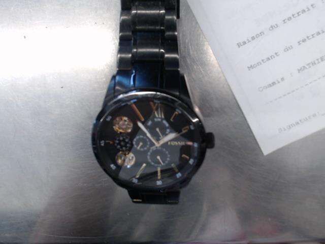 Montre noire all stainless steel atm