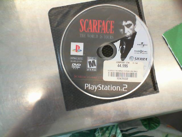 Scarface the world is yours ps2 no case