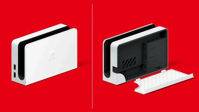 Nintendo switch dock blanc + charg