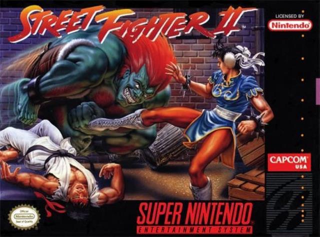 Jeu street fighter ii snes