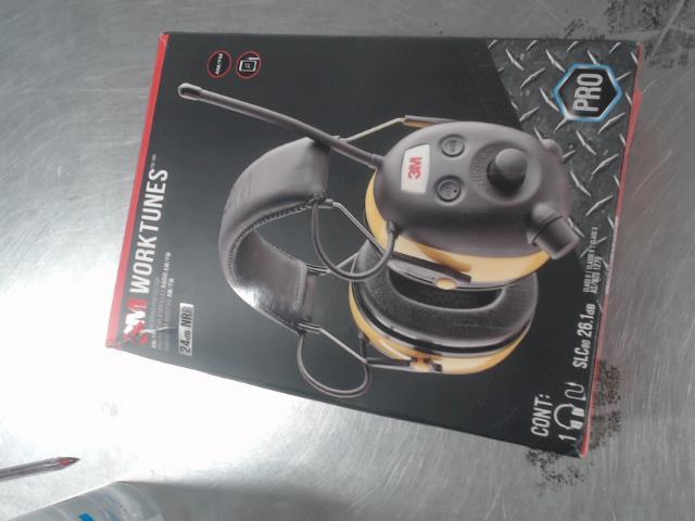 3m worktunes fm/aux contruction headset