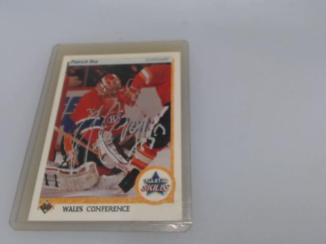 Carte hockey patrick roy signer