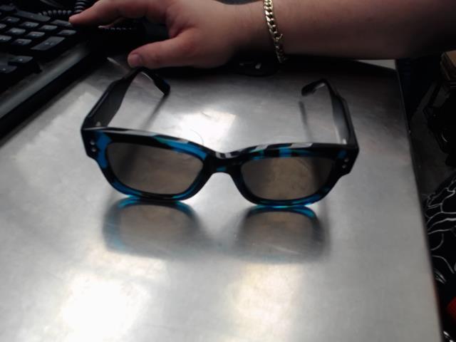 Lunettes bleu soleil