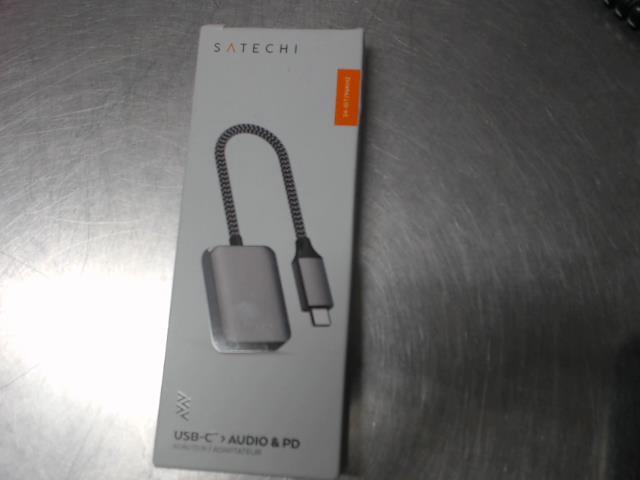 Adapteur usb-c a audio & pd