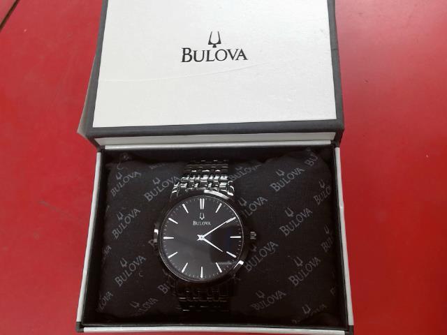 Montre noir bulova ds boite