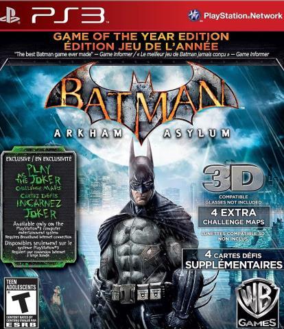 Batman arkham asylum game of the year