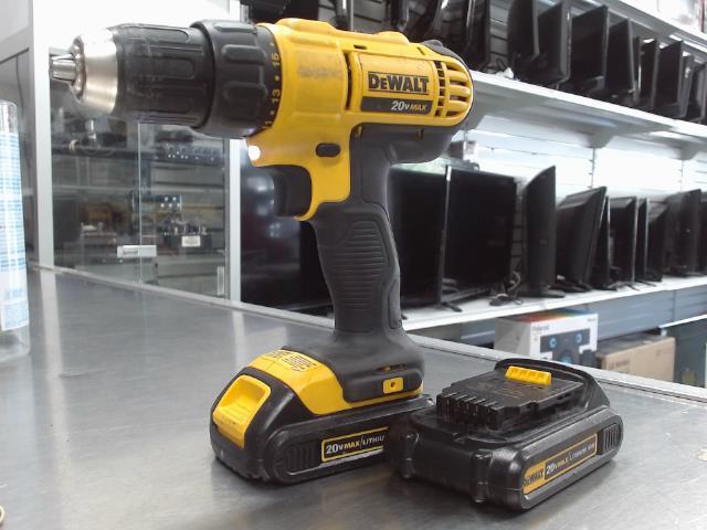 Drill cordless 20v max jaune