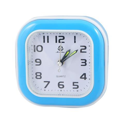 Blue square clock