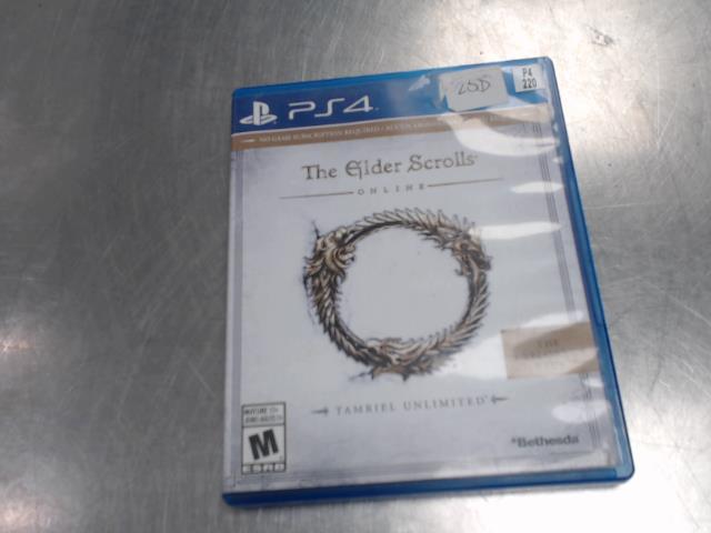 Elder scroll online ps4