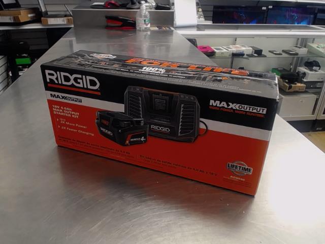 Ridgid starter kit 4ah 18v