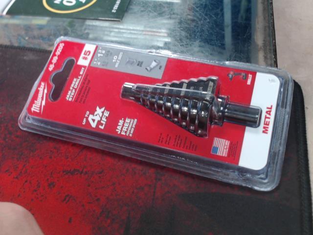 Step drill bit 1/4-1 3/8''