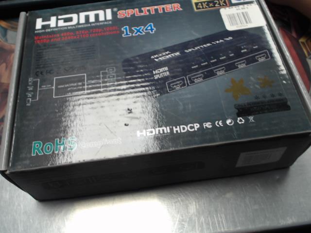 Splitter de hdmi 1x4