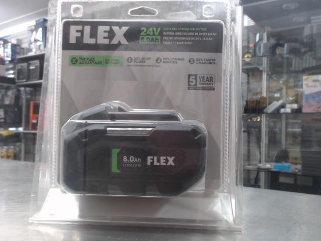 Batterie 24v 8.0ah flex neuve