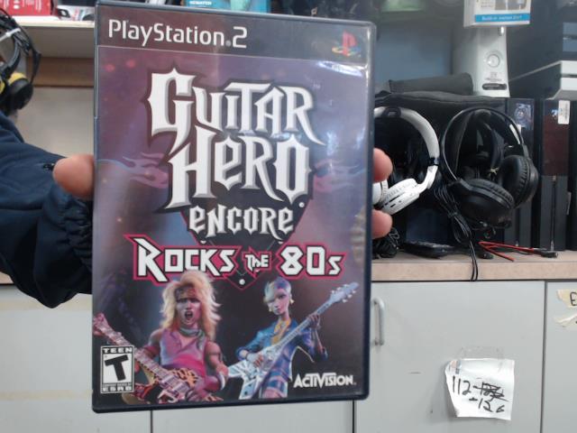 Guitar hero encore rocks the 80s