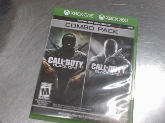 Call of duty black ops 1 et 2 combo pack