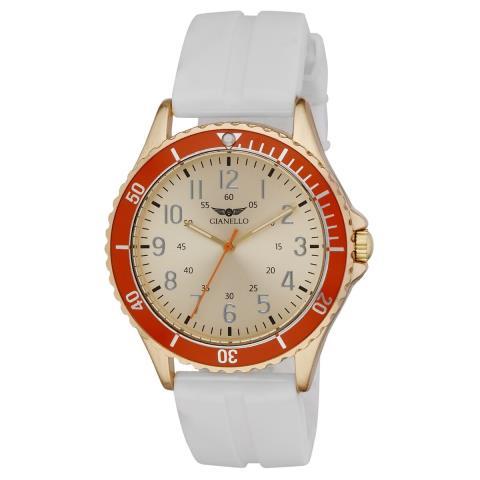 Montre bracelet caoutchouic blanc