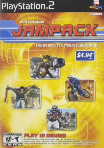 Playstation unerground jampack 2003