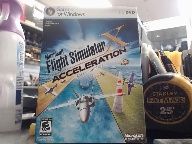 Flight simulator x acceleration