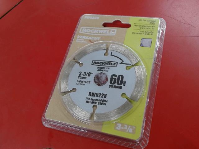 Diamond grit blade lame diamant 3-3/8''