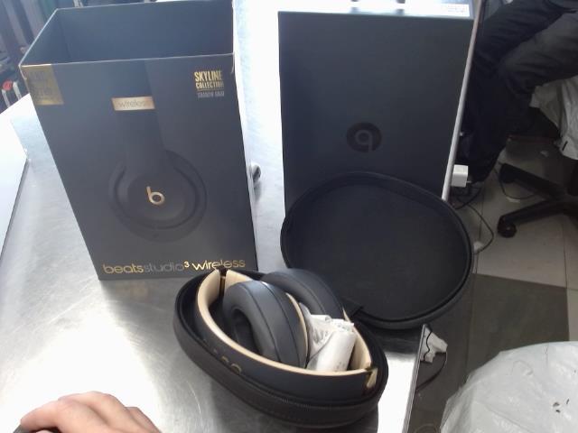 Beats noir dorer avec boite+acc