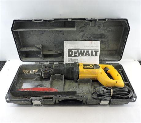 Sawzall  fil dewalt ds case