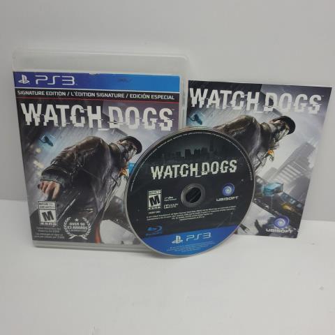 Watch dogs signature edition ps3