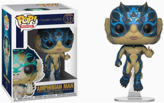 Figurine amphibian man/shape of water